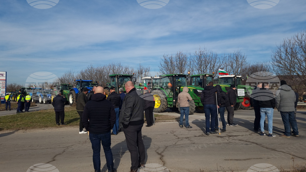 Разград - земеделци - протест