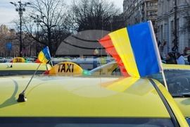 Румъния - таксиметрови шофьри - протест