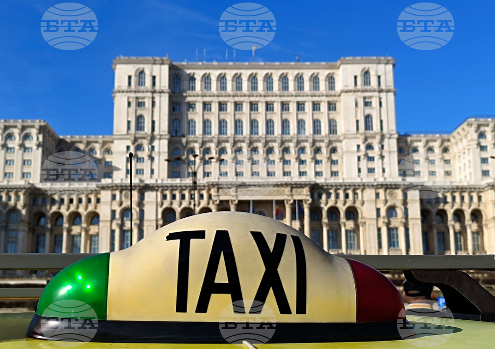 Румъния - таксиметрови шофьри - протест