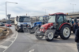 Перник - земеделци - пътен възел "Даскалово" - протест