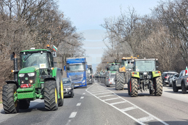 Стара Загора - земеделци - протест