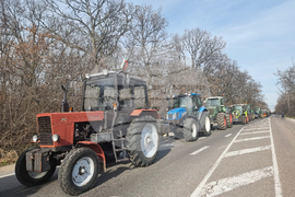 Стара Загора - земеделци - протест