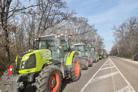 Стара Загора - земеделци - протест