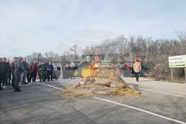 Стара Загора - земеделци - протест