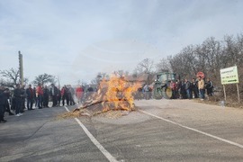 Стара Загора - земеделци - протест