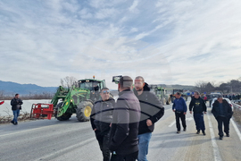Ново Делчево - протест - земеделски производители