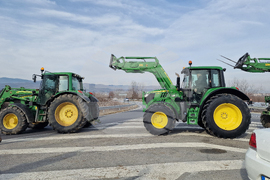 Ново Делчево - протест - земеделски производители