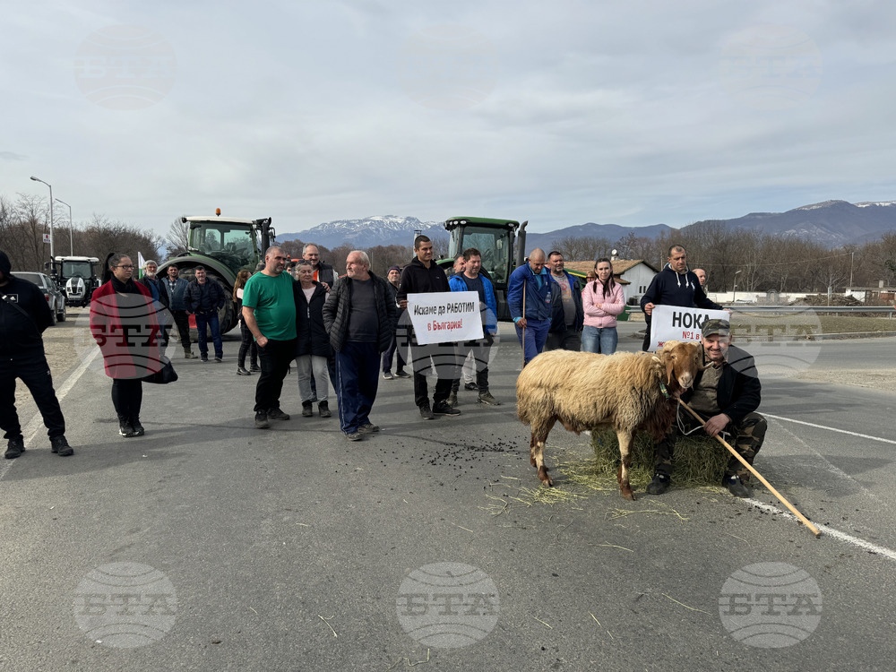 Село Дунавци - животновъди и земеделци - протест