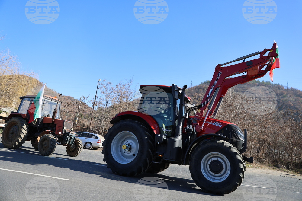 Благоевград - земеделски производители - протест