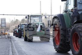 Дунав мост - земеделци - протест