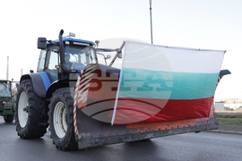 Дунав мост - земеделци - протест