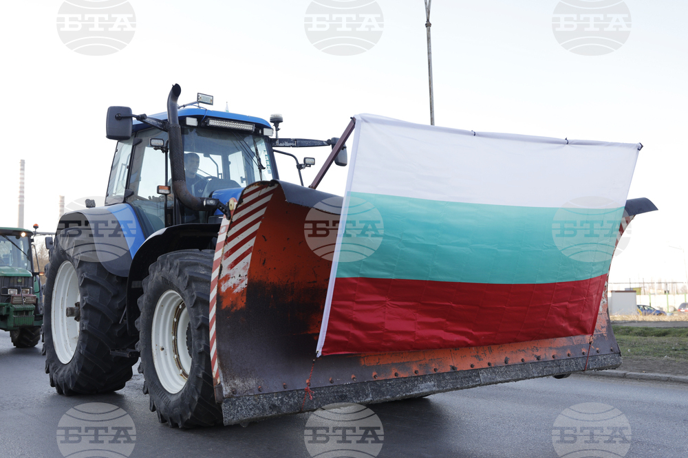 Дунав мост - земеделци - протест