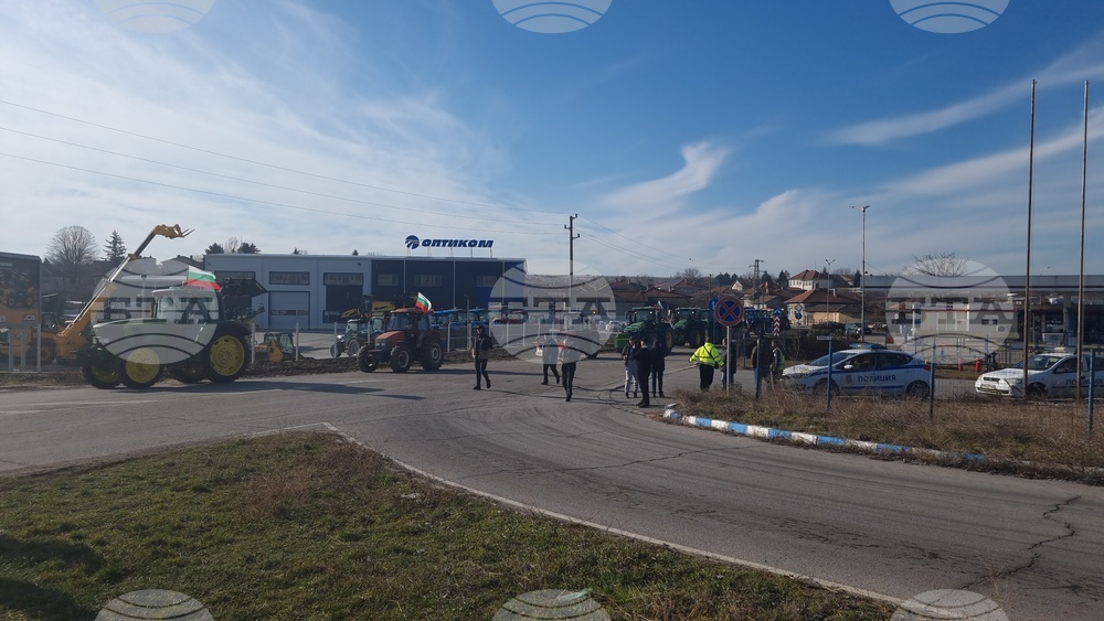 Разград - земеделски производители - протест