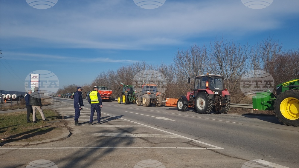Разград - земеделски производители - протест