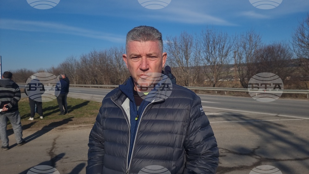 Разград - земеделски производители - протест