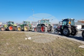 Село Труд - земеделски производители - протест