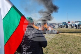 Село Труд - земеделски производители - протест
