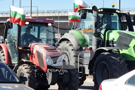Перник - земеделци - пътен възел "Даскалово" - протест