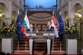 Нидерландия - Николай Денков - Марк Рюте - пресконференция