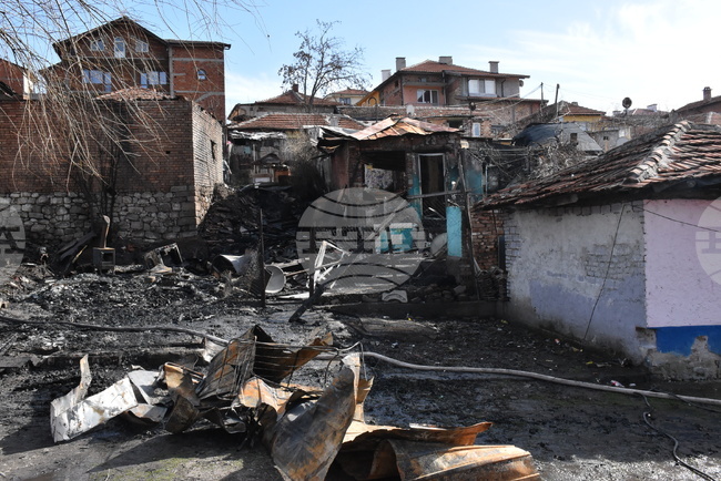 Хасково - къщи - пожар