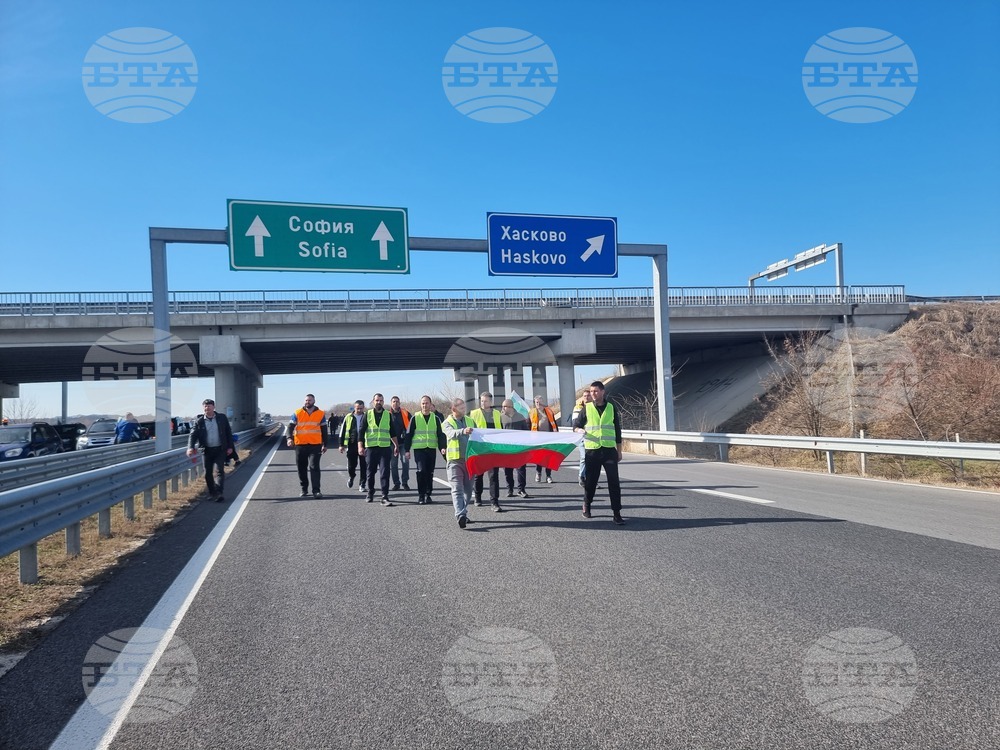 Стара Загора - протест - земеделци - протест