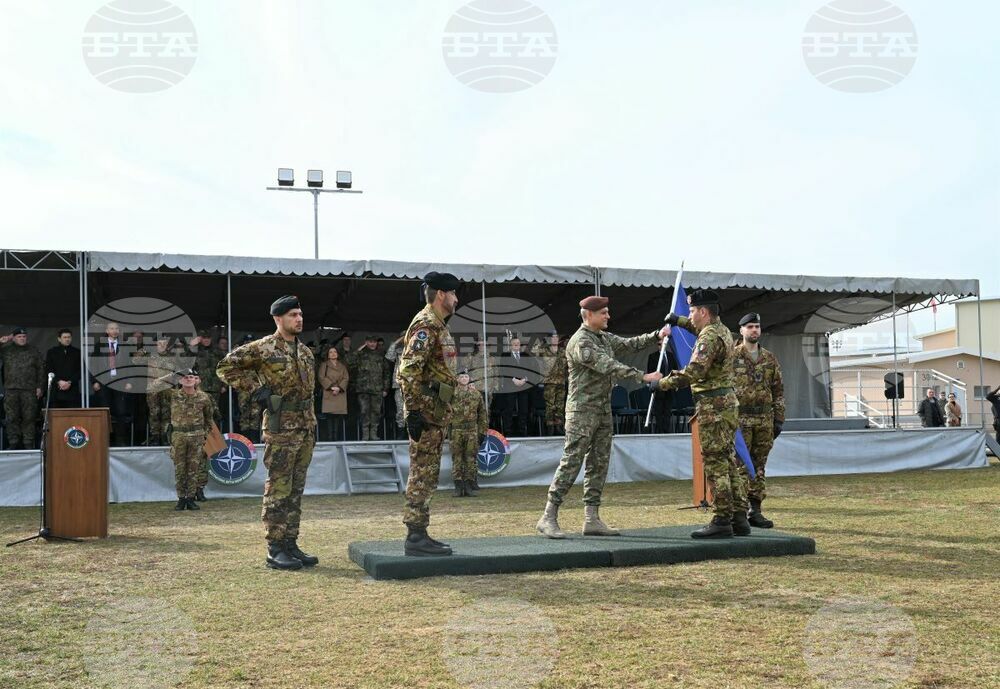 Rotation of Italian Contingent of Multinational Battle Group in Bulgaria Takes Place at Novo Selo Training Ground
