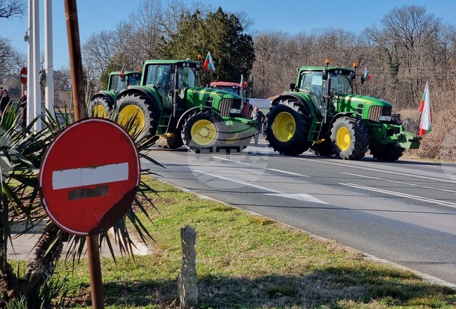 Варна - протест - земеделци
