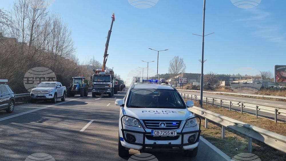 Хасково - земеделски производители - протест
