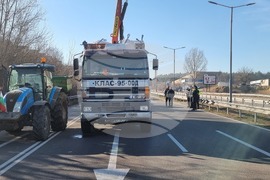 Хасково - земеделски производители - протест