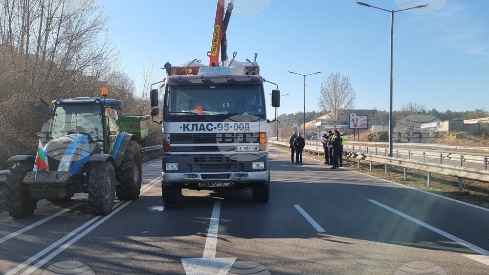 Хасково - земеделски производители - протест