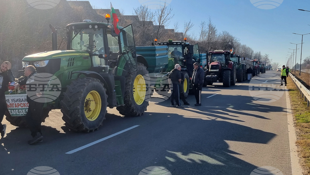 Хасково - земеделски производители - протест
