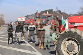 Благоевград - земеделски производители - протест