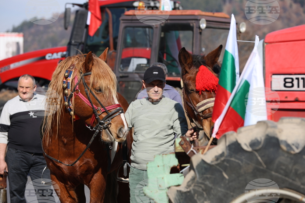 Благоевград - земеделски производители - протест