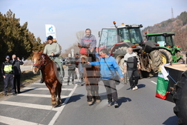 Благоевград - земеделски производители - протест