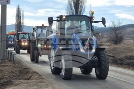 Перник - земеделски производители - протест