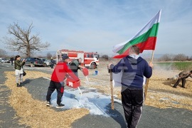 Ямбол - протест - земеделци
