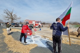 Ямбол - протест - земеделци