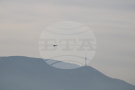 Хеликоптер - спешен полет с пострадал ски състезател от Банско до София