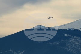 Хеликоптер - спешен полет с пострадал ски състезател от Банско до София