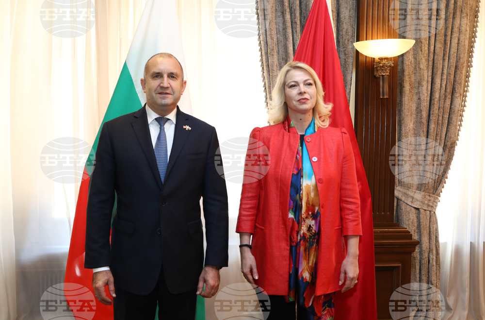 Черна гора - Румен Радев - Даниела Джурович - среща