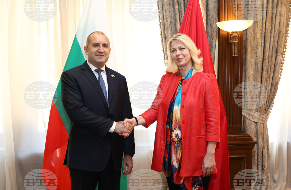 Черна гора - Румен Радев - Даниела Джурович - среща