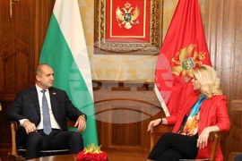 Черна гора - Румен Радев - Даниела Джурович - среща