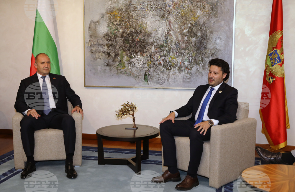 Черна гора - Румен Радев - Дритан Абазович - среща