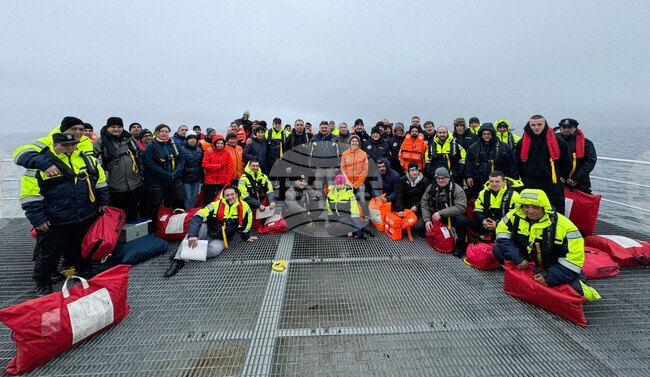 National Antarctic Expedition - Military Research Vessel St. St. Cyril and Methodius - NIC 421 - mission successful