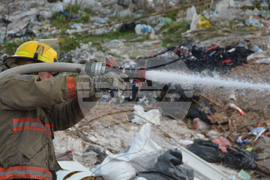 Хасково - сметище - пожар