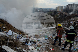 Хасково - сметище - пожар