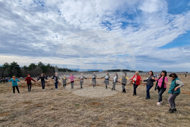 Село Арбанаси - млади лозя - зарязване