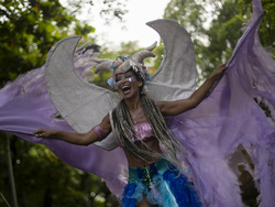 Brazil Carnival Stilt Walker