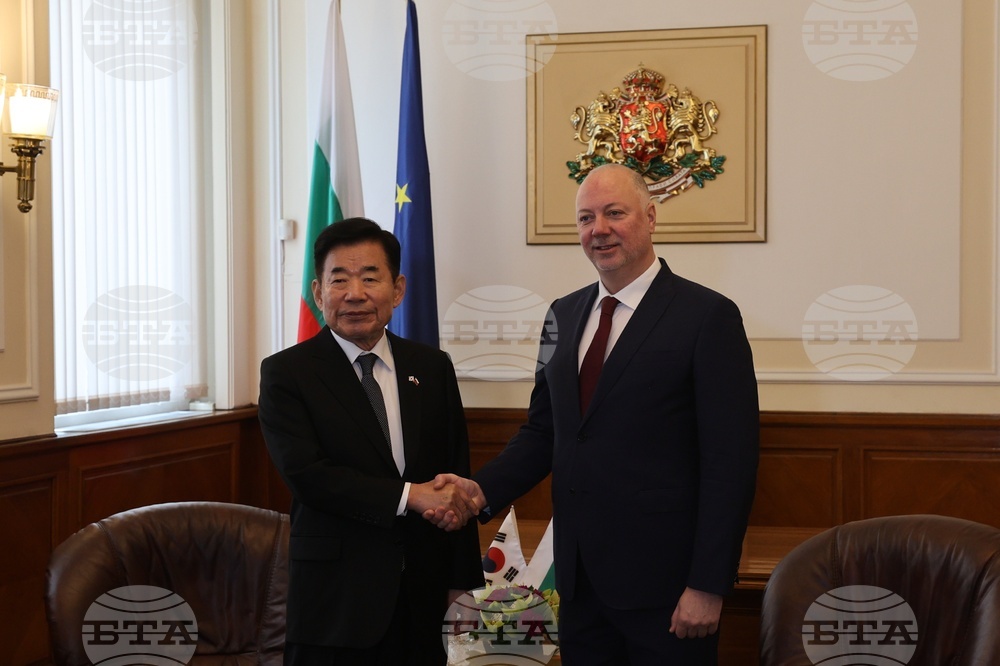 Parliament Speakers of Bulgaria, South Korea Discuss Upgrading Bilateral Relations