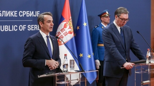 АНА-МПА: Гърция е най-стабилният съюзник на Сърбия в нейната европейска перспектива, заяви премиерът Мицотакис